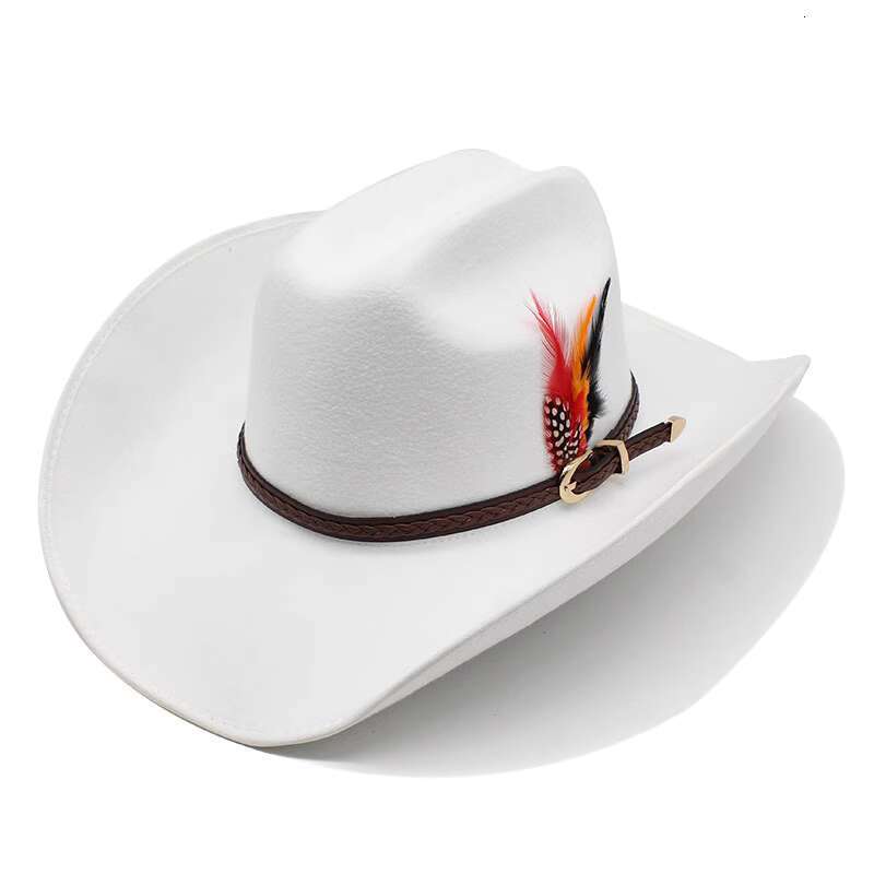 Tibetan style new western cowboy unisex jazz top hat, large eave sunshade and sun hat