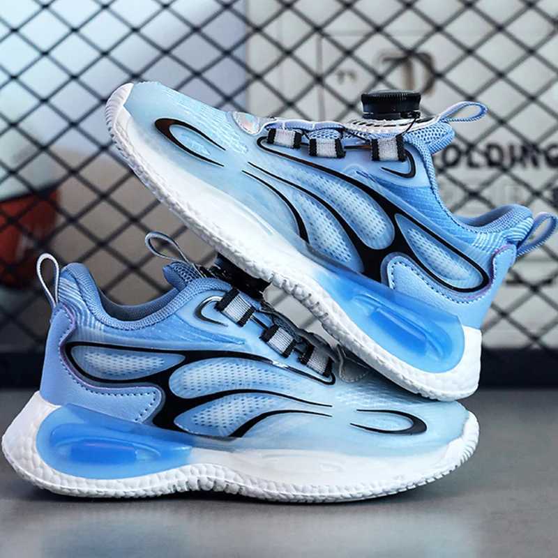 Childrens Sports Shoes Large Size Breathable Fashionable Running Shoes Anti Slip Shock-absorbing Rebound Casual Shoes for Kids W250207