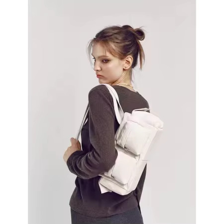Samo Ondoh New SAMO ONDOH Saddle Cross-Body Bag, Same As Song Yuqi, Samoondoh Small Bag For Women, Korean Fashion Brand Genuine Leather