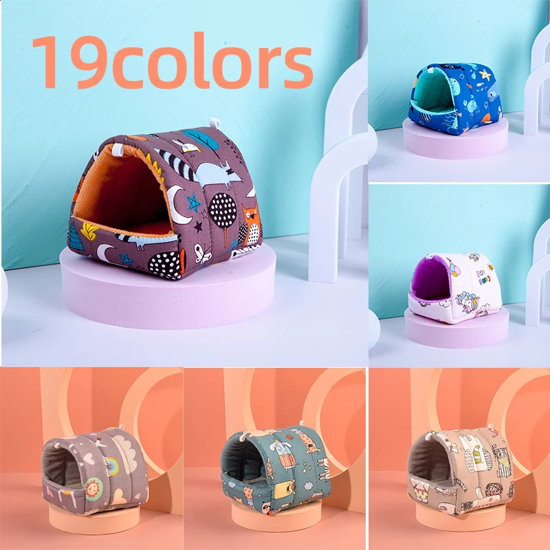 Rodent Hammock Guinea Pig Bed Hamster Bed Rodents Ferret Hammock Guinea Pig Accessories Chinchilla House Pet Guinea Pig Goods 250206