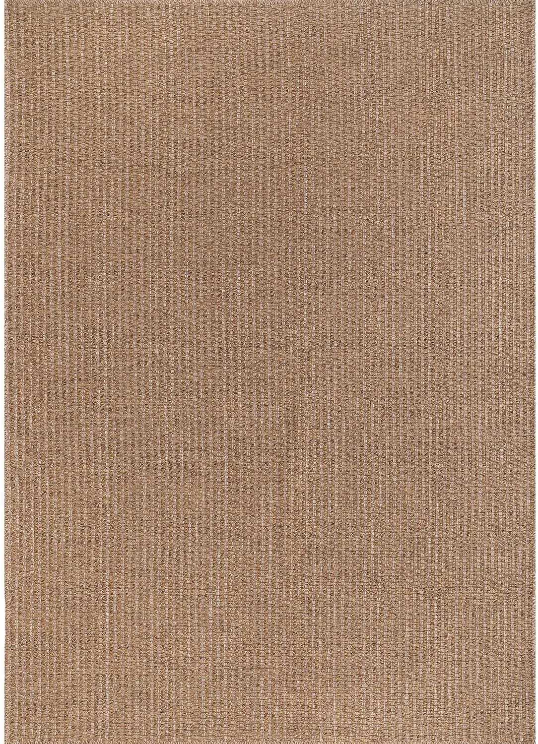 Easy Jute Rug 8x10 Indoor Outdoor Natural Color Farmhouse Area Rugs for Living Room Kitchen Washable Easy to Clean Solid Boho Z250206