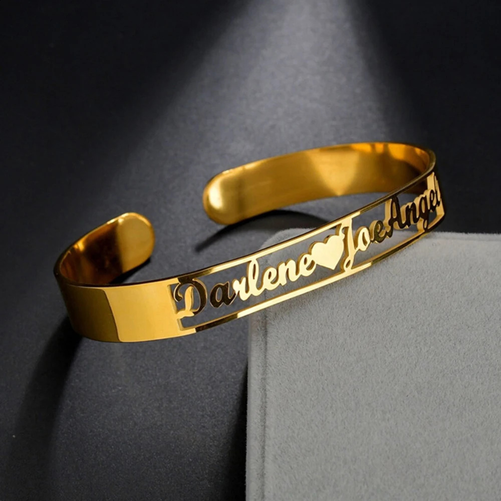 Customized Couple Name BraceletPersonalized Name Bracelet Handmade Birthday Gift Anniversary Gift for Her Gift 250206