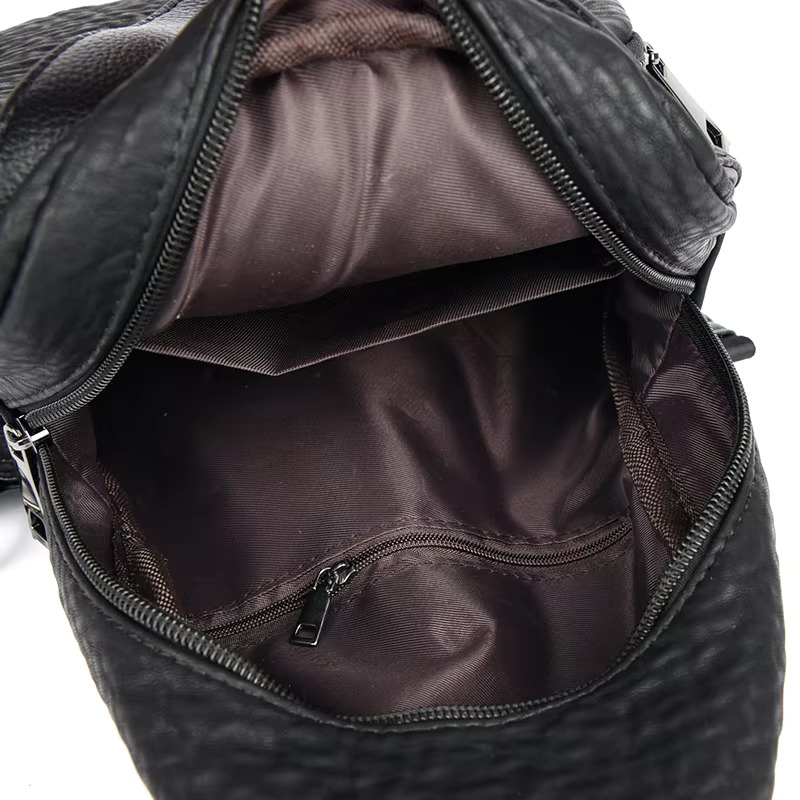 New Lady Girl Chest Bag Designer Messenger Bag Leather Shoulder Bags Diagonal Package Back Pack Travel