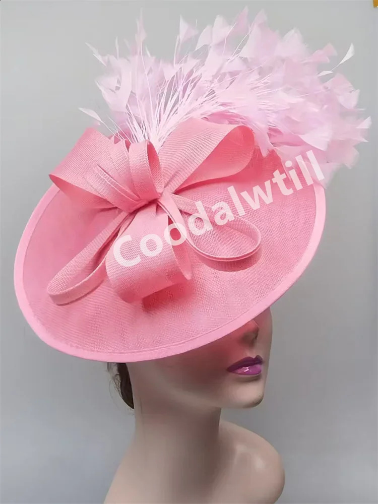 Event Show Fascinator Pillbox Cap Women Chic Party Tea Chapeau Cap Elegant Ladies Formal Dress Church Cocktail Millinery Cap 250207