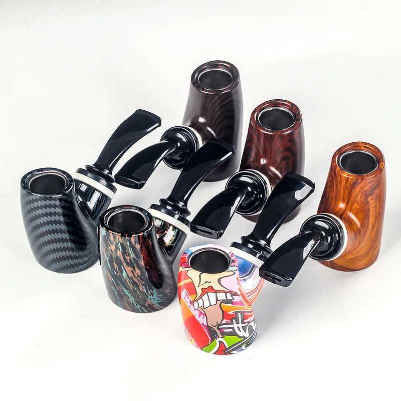 Creative smoking pipe Portable handmade Detachable tobacco pipe smoking accessories Gift for smoker Y250207
