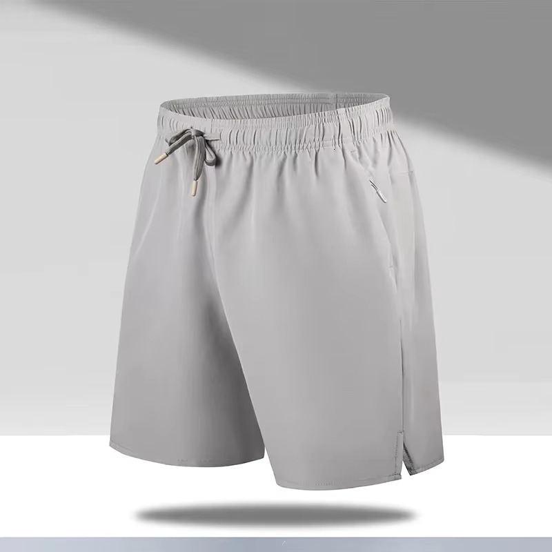 Men's Basketball Fitness Training Pants Casual Quick Drying Loose Fit Ice Silk Beach Shorts