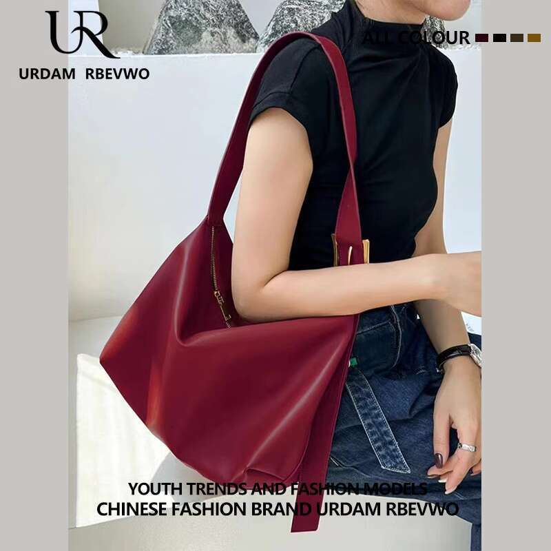 Women's Bags UR handbag for women new soft leather large capacity tote crossbody, high-end texture commuting single shoulder crossbody bag