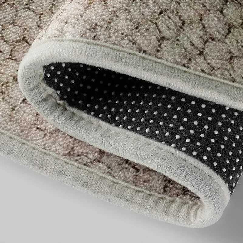 1PC Round Modern Carpet Large Area Decorative Sofa Coffee Table Rug Thick Washable Computer Chair Floor Mat Alfombra RedondeadaC250207