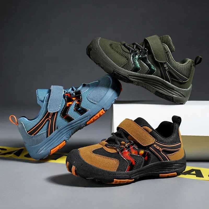 New Autumn Children Hiking Sneakers Comfortable Kids Sports Shoes Breathable Boys Running Shoes Size 27-37 W250207