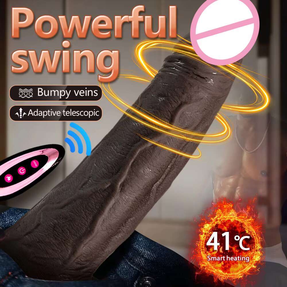 Wireless Remote Control Tongue Licking Dildo Heated Retractable Cannon hine Female Adult Erotica Vibrator Massage Masturbator