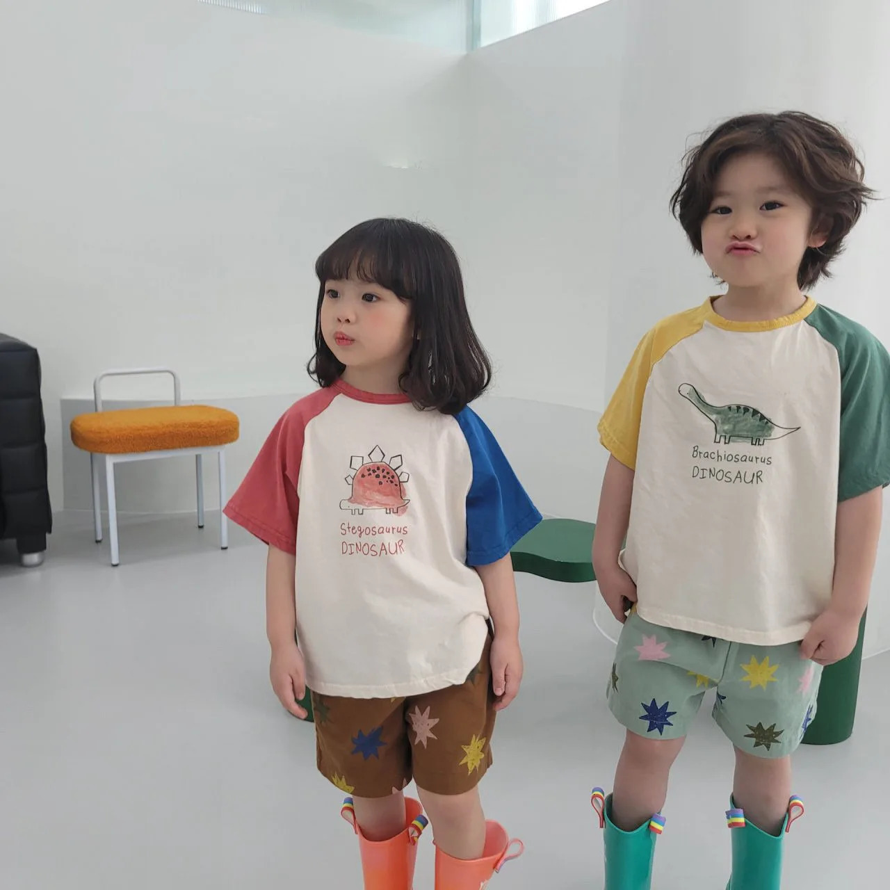 Children Clothing Kids Playful Printed Shorts Summer Boys Girls Cotton Personality Stylish Loose All Match Shorts 250207