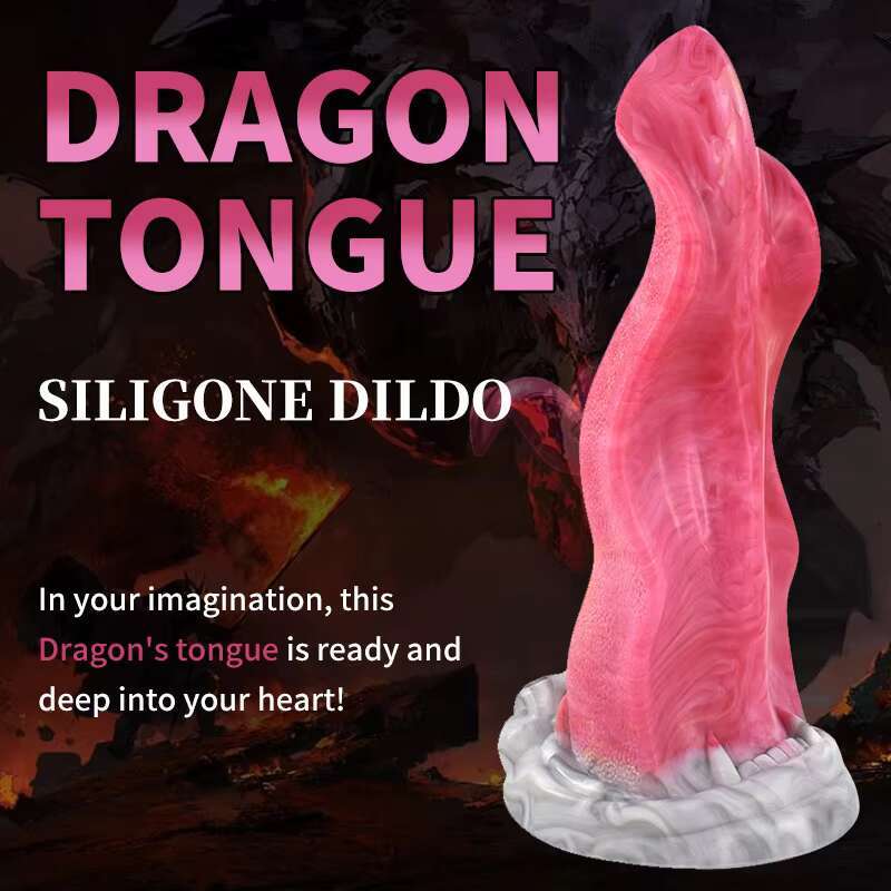 Realistic Wolf Tongue Dildo Soft Alien-Inspired Monster Anal and Riding Pleasure Prostaente Fake Adult Sex Toys Women