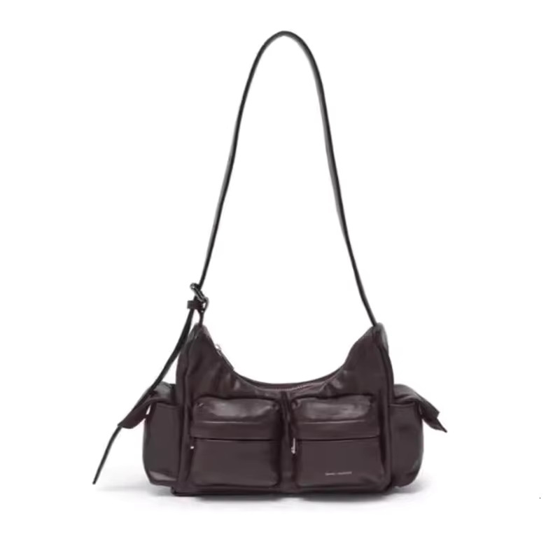 Korean Niche SAMO ONDOH Small Saddle Crossbody Bag, Song Yuqi, Jin Caiyuan, Cui Jungui, Same Style PVC Gender Neutral