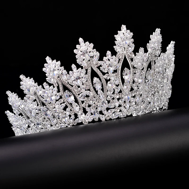 Tiaras And Crowns HADIYANA Classic Fashion Bridal Hair Accessories Anniversary Wedding Women BC5070 Corona Princesa 250120