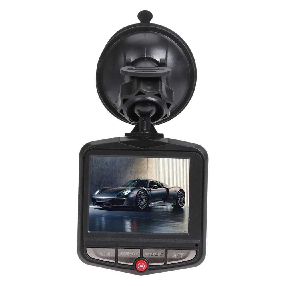 Car DVRs Dash Cam Suction Cup HD 1080P Car DVR Night Vision Car Camcorder 2.4 Inch LCD Screen Motion Detection G-Sensor Circle Recording H250206