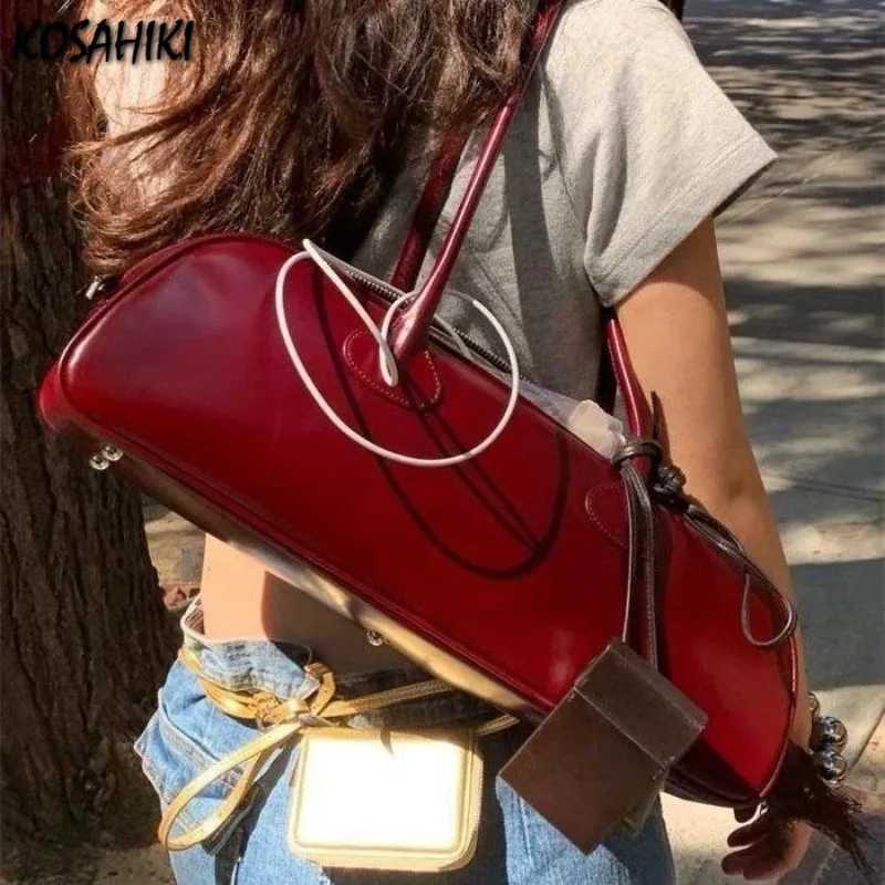 Personality Women Chic Y2k Ahetic Handbags All My Wen Vintage Underarm Bag 2025 Streetwear Luxury Design Shoder Bags Z250515