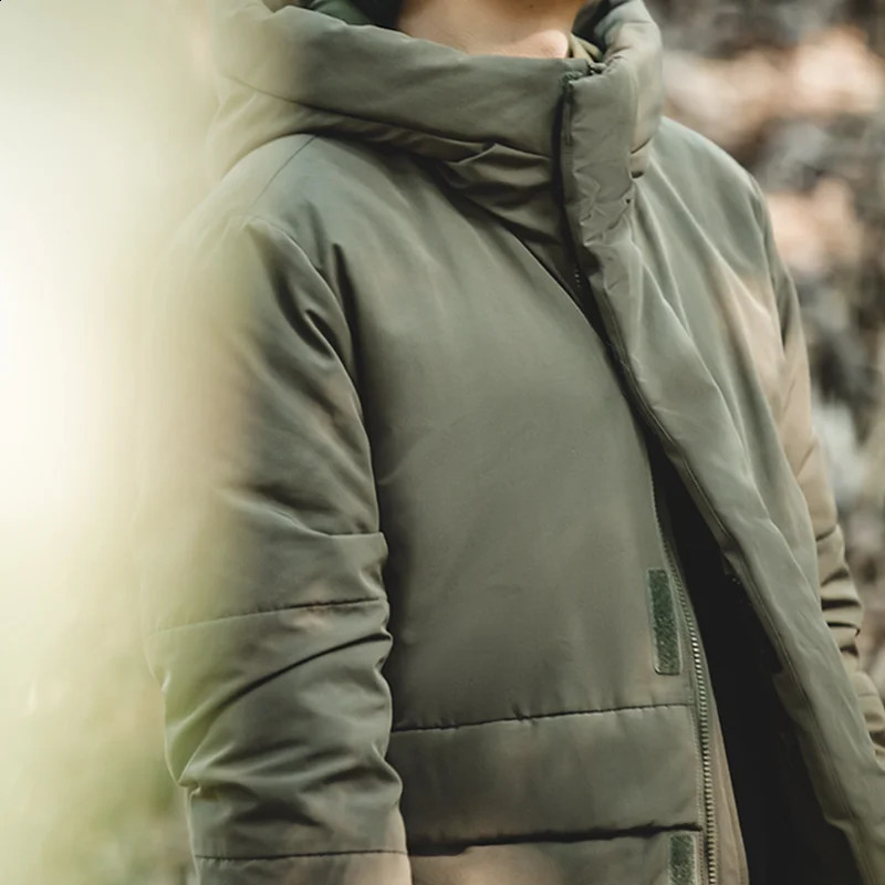 Maden Hooded White Duck Down Jackets for Men Outdoor Warm And Thick Winter Lightweight Coats Casual Short Puffer Jacket Overcoat 250109