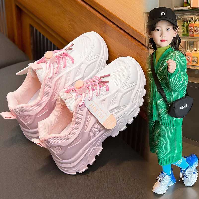 Childrens shoes casual sports shoes breathable mesh comfortable childrens sports shoes boys and girls outdoor non slip basketball running shoesXJ25031