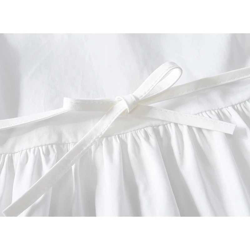 Summer Fashion Family Mother and Daughter Short Sleeve Solid Color Dress Clothes Family Clothing Family Matching Outfits Dress W250207