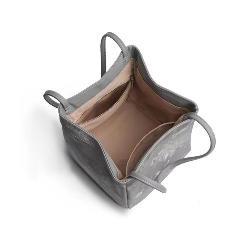 UKF 2024 New Stylish Ladies Basket Bucket Wing Bag Square Handbags Designer Shoulder Crossbody Bags For Women Bolas