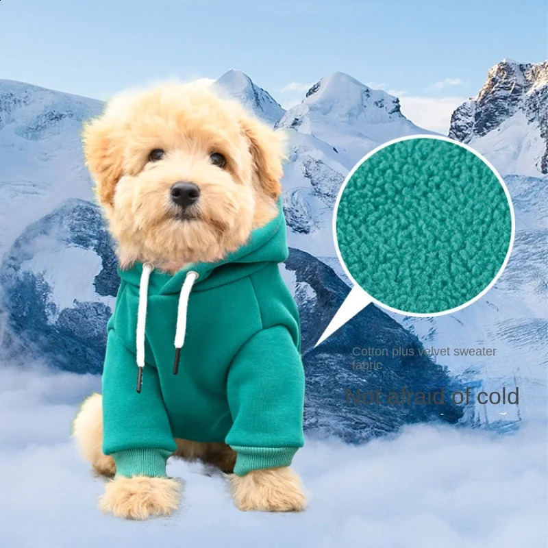 Dog Clothes Pet Dog Hoodie Small And Medium Dog Vest Outdoor Sweatshirt Bulldog Husky Warm Fleece Pet Clothing Puppy Cat Costume 250206