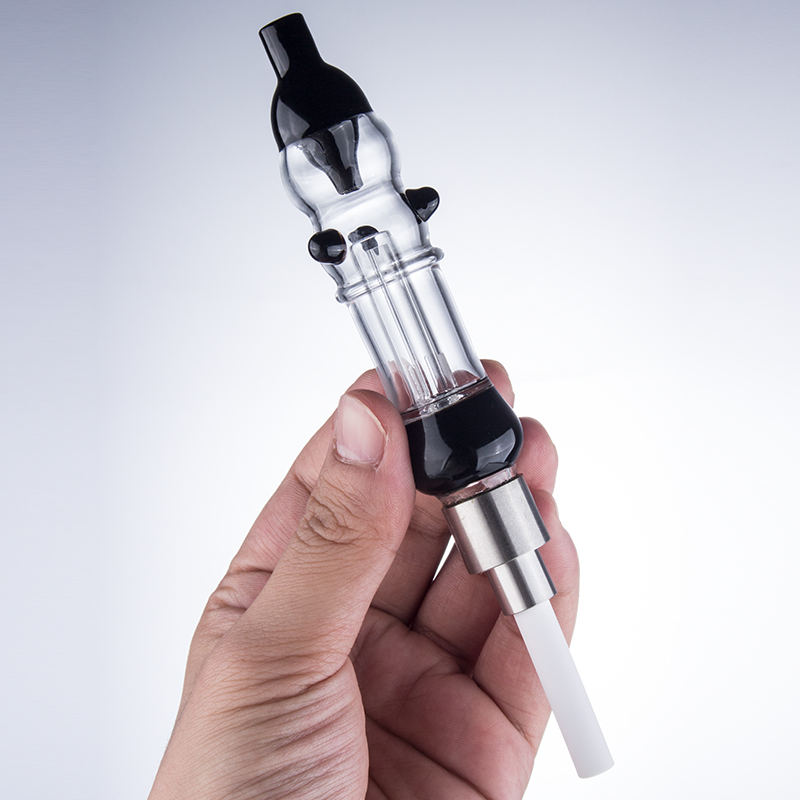 Glassvape666 NC026 Colorful Spill-Proof Nectar Collector 510 Titanium Ceramic Nails Quartz Banger Nail 45/90 Degree Nectar Collectors