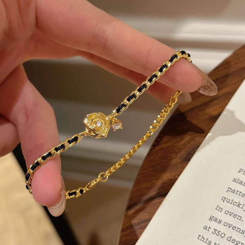 Luxury jewelry designer bracelet Camellia bracelet, delicate versatile for women, unique and niche design, handmade jewelry. High-end