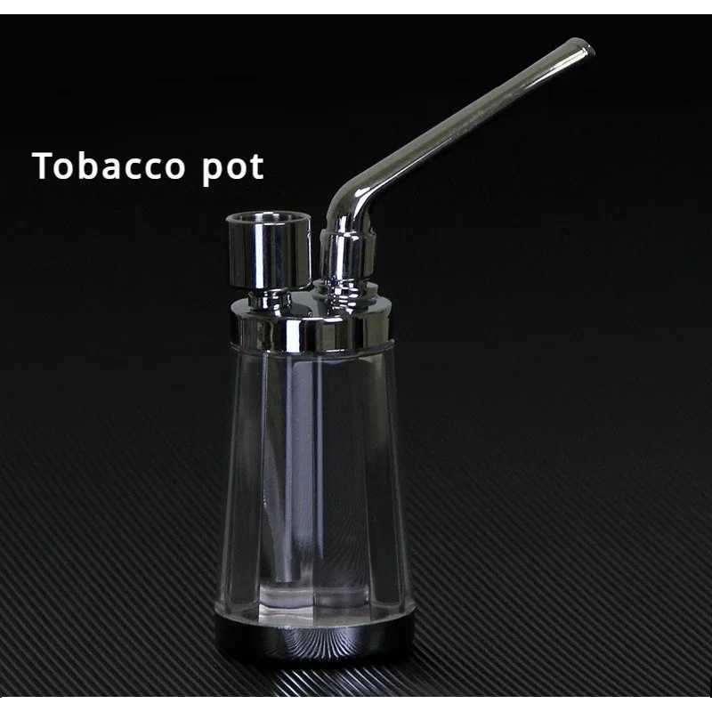 2024 New Bottle Water Pipe Portable Mini Hookah Shisha Tobacco Smoking Pipes Gift of Health Metal Tube Filter Y250207