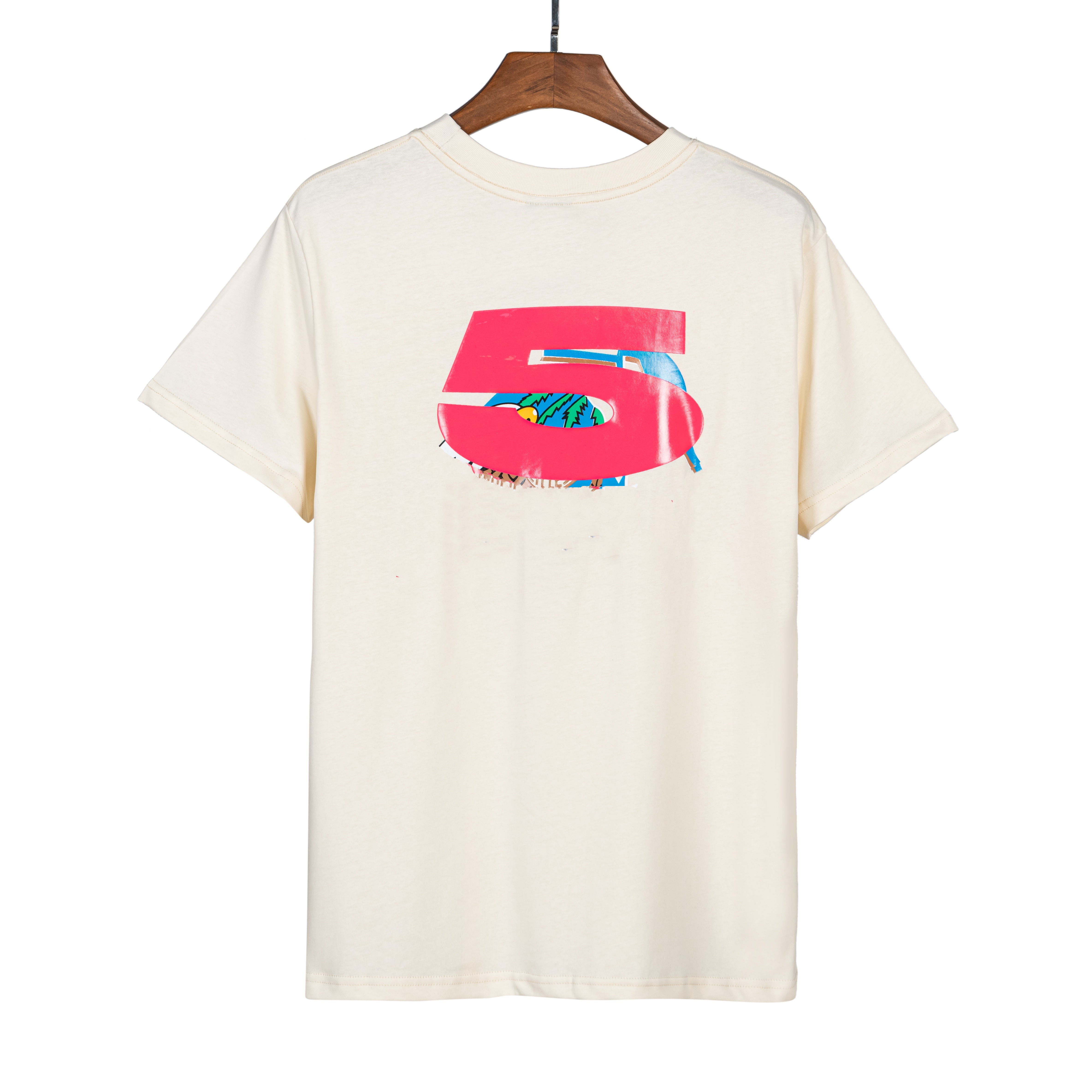 French high street men's and women's hip-hop high-quality loose casual T-shirt fashionable and versatile short sleeved trend
