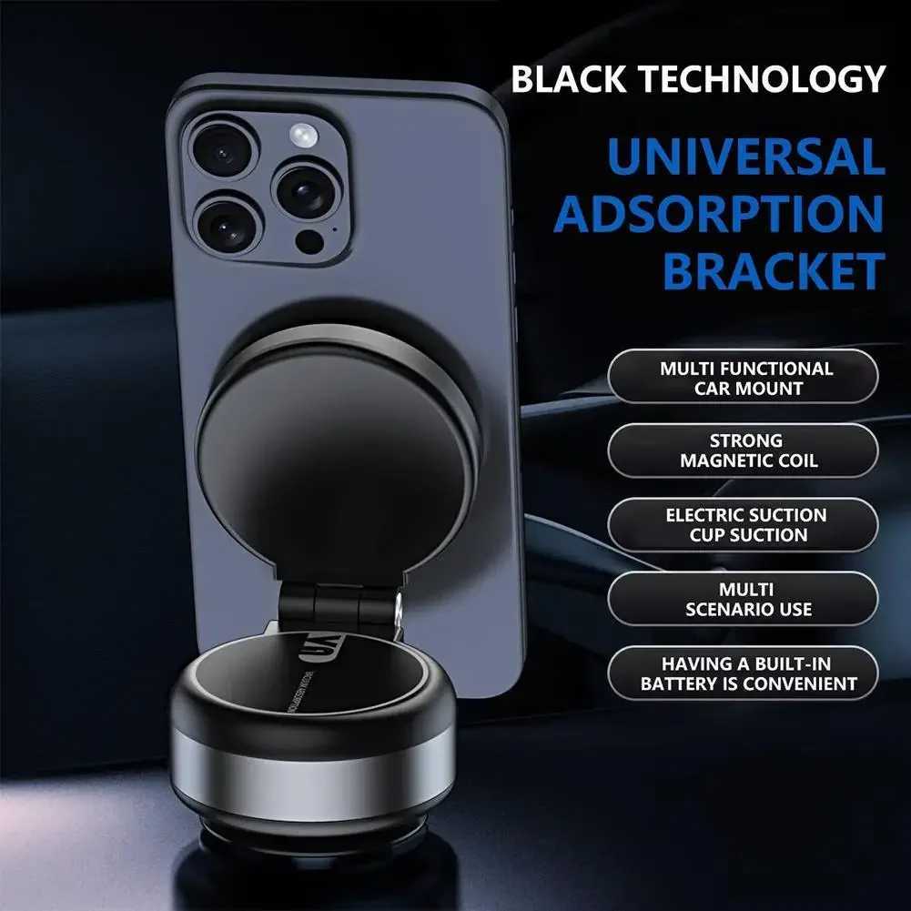 Cell Phone Mounts Holders Auto CZ07 Super Strong Dual Suction Cup Car Phone Bracket Holder Car Navigation Bracket Vacuum Adsorption Car Phone Accessor