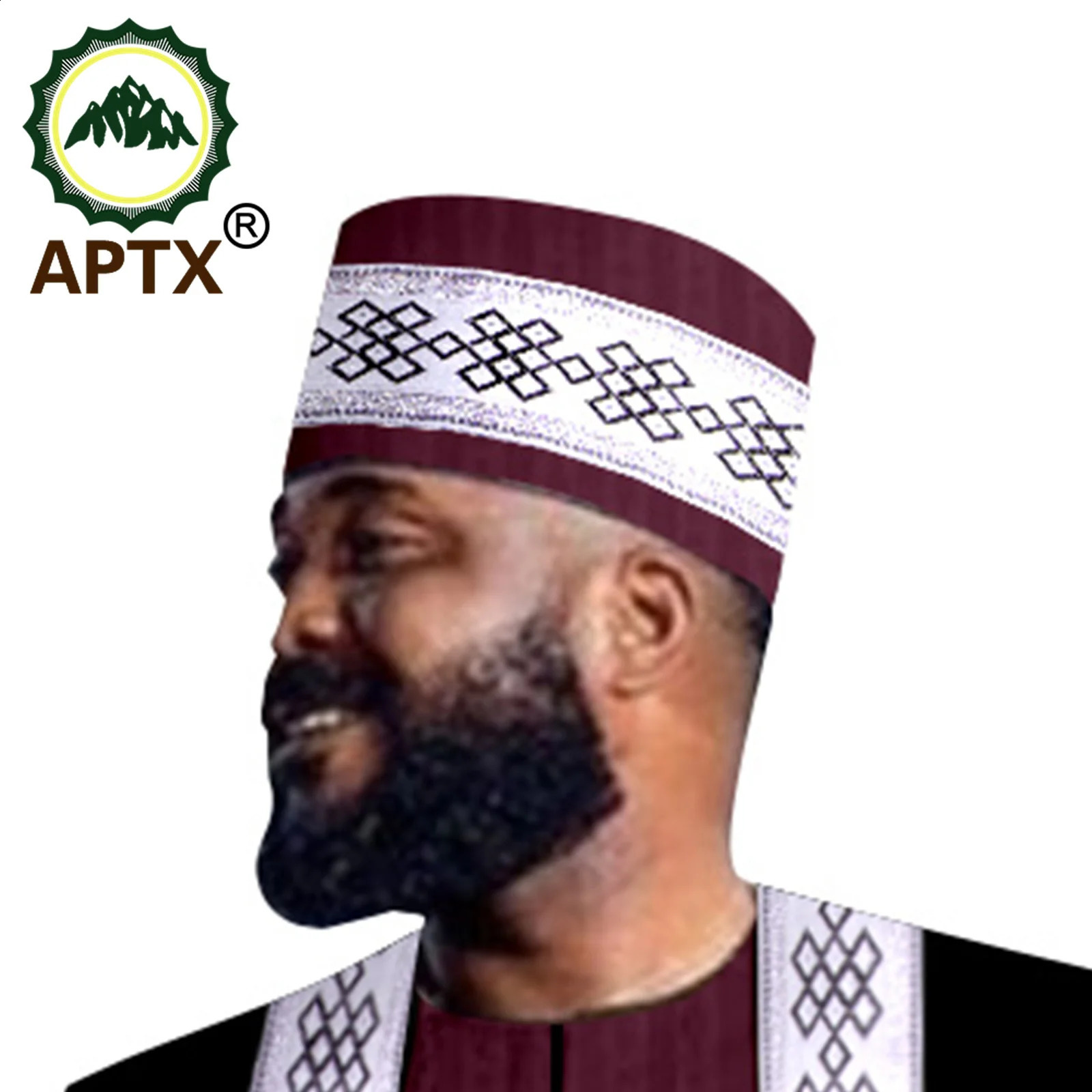Men Prayer Hats Islamic African Muslim Kippah Arab Webbing Caps Men Arabia Cotton Embroidery Wrap Muslim Islam Men Hat Headscarf 250207