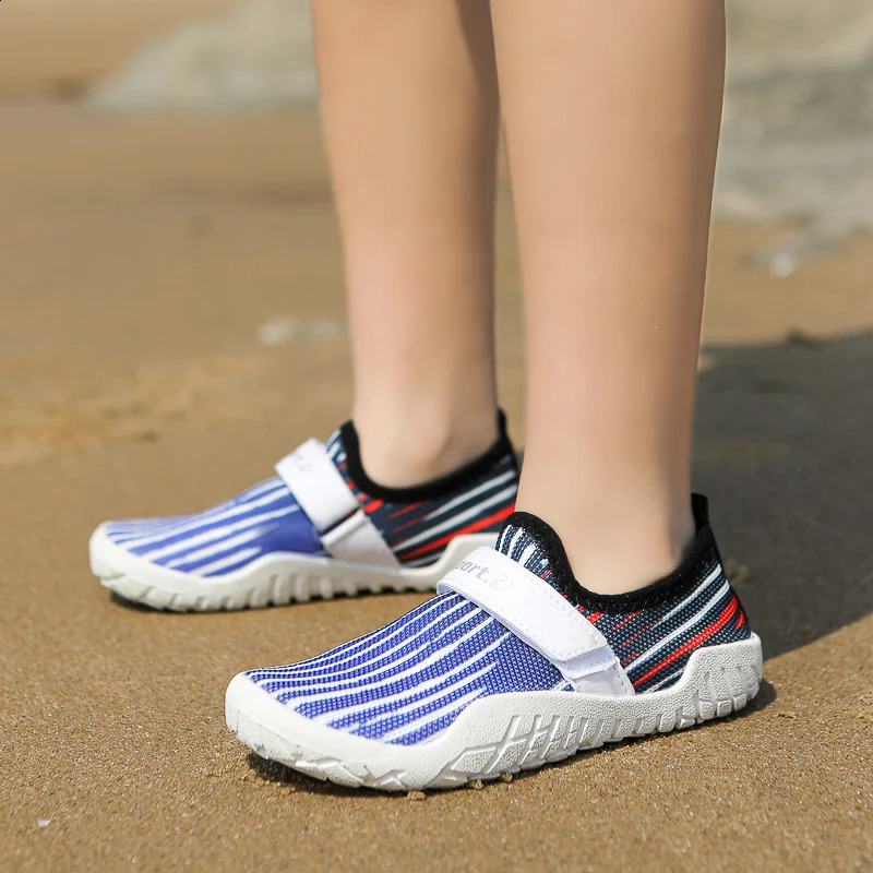 Slipstop Toddler Shoes Barefoot Baby Children Kids Boys Girls Aqua Water Beach Shoes Swimming Waterschoenen Kinderen Quick Dry 250207