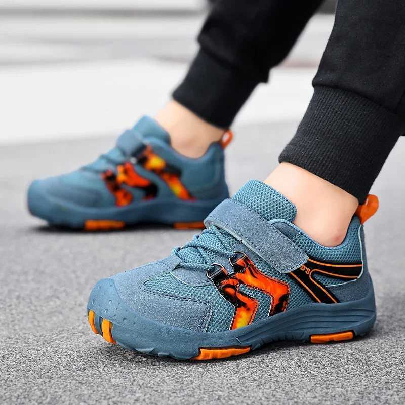 New Autumn Children Hiking Sneakers Comfortable Kids Sports Shoes Breathable Boys Running Shoes Size 27-37 W250207