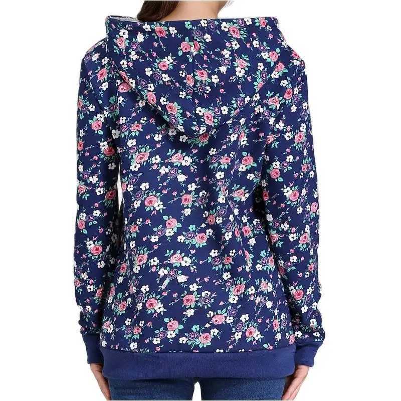 Emotion Moms 100% Cotton Winter Maternity Clothes T-shirt Breastfeeding Tops Maternity Hoodie Sweater For Pregnant Women W250207