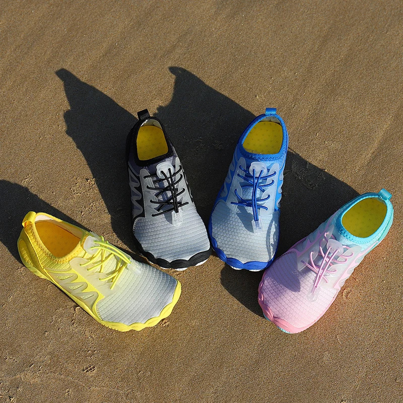 Summer Water Shoes Kids Beach Five Fingers Barefoot Swimming Aqua Shoes Colorful Seaside River Slippers Children Sneakers 250207