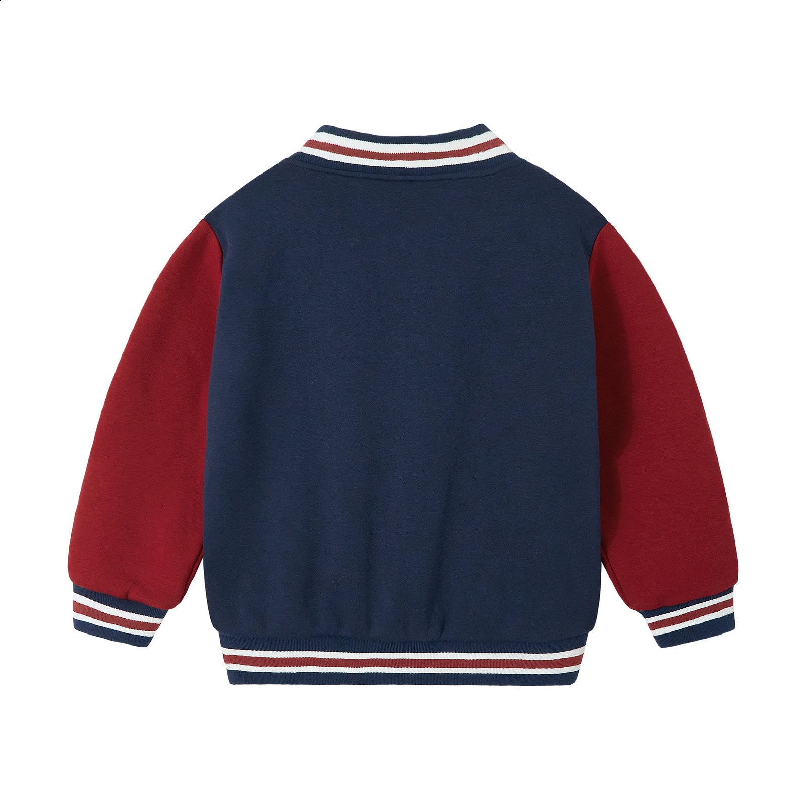 LOlanta Baseball Jacket for Kids School Boys Coat Fall Winter Fleece Windbreaker Vintage Outerwear 2-9 Years 250206