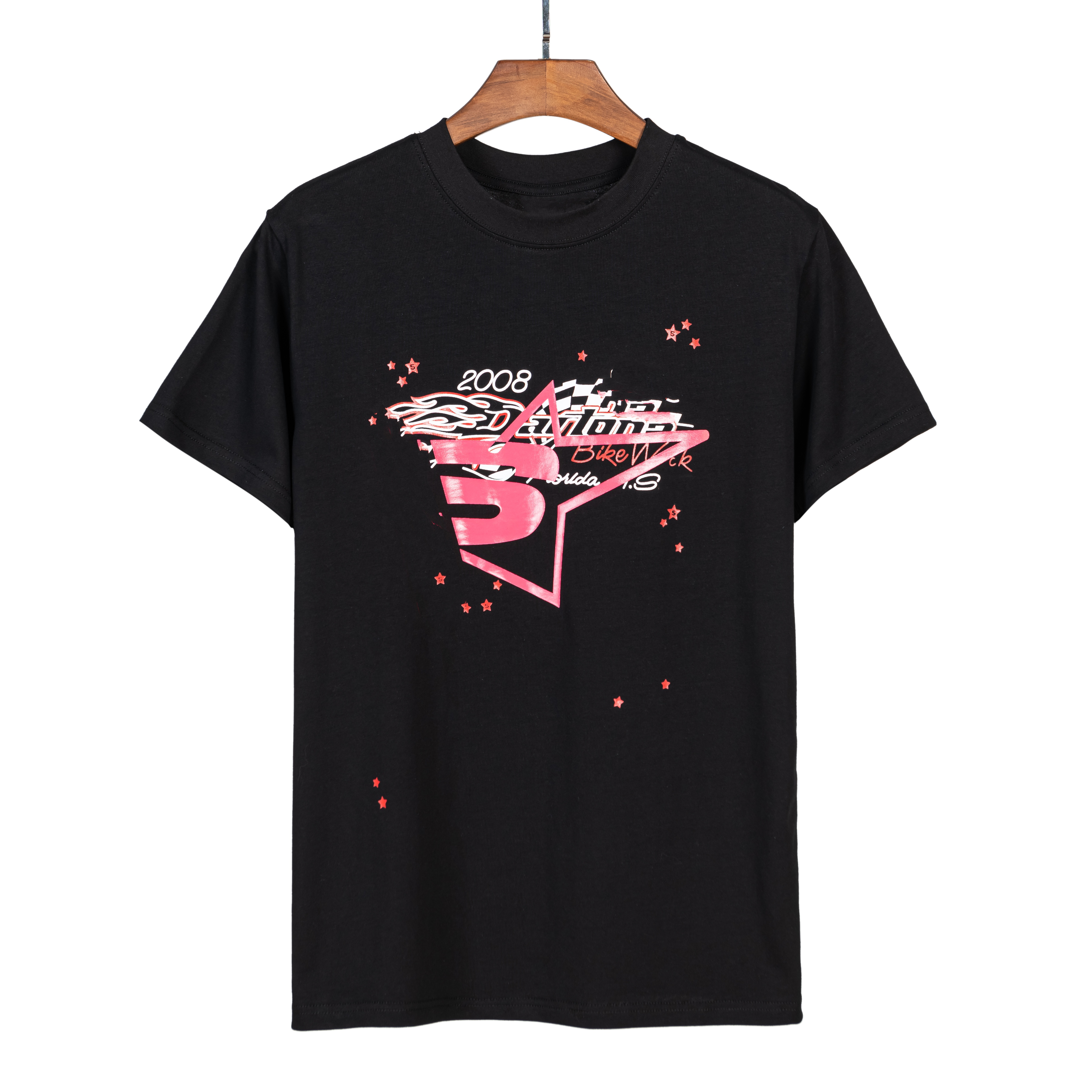 French high street men's and women's hip-hop high-quality loose casual T-shirt fashionable and versatile short sleeved trend