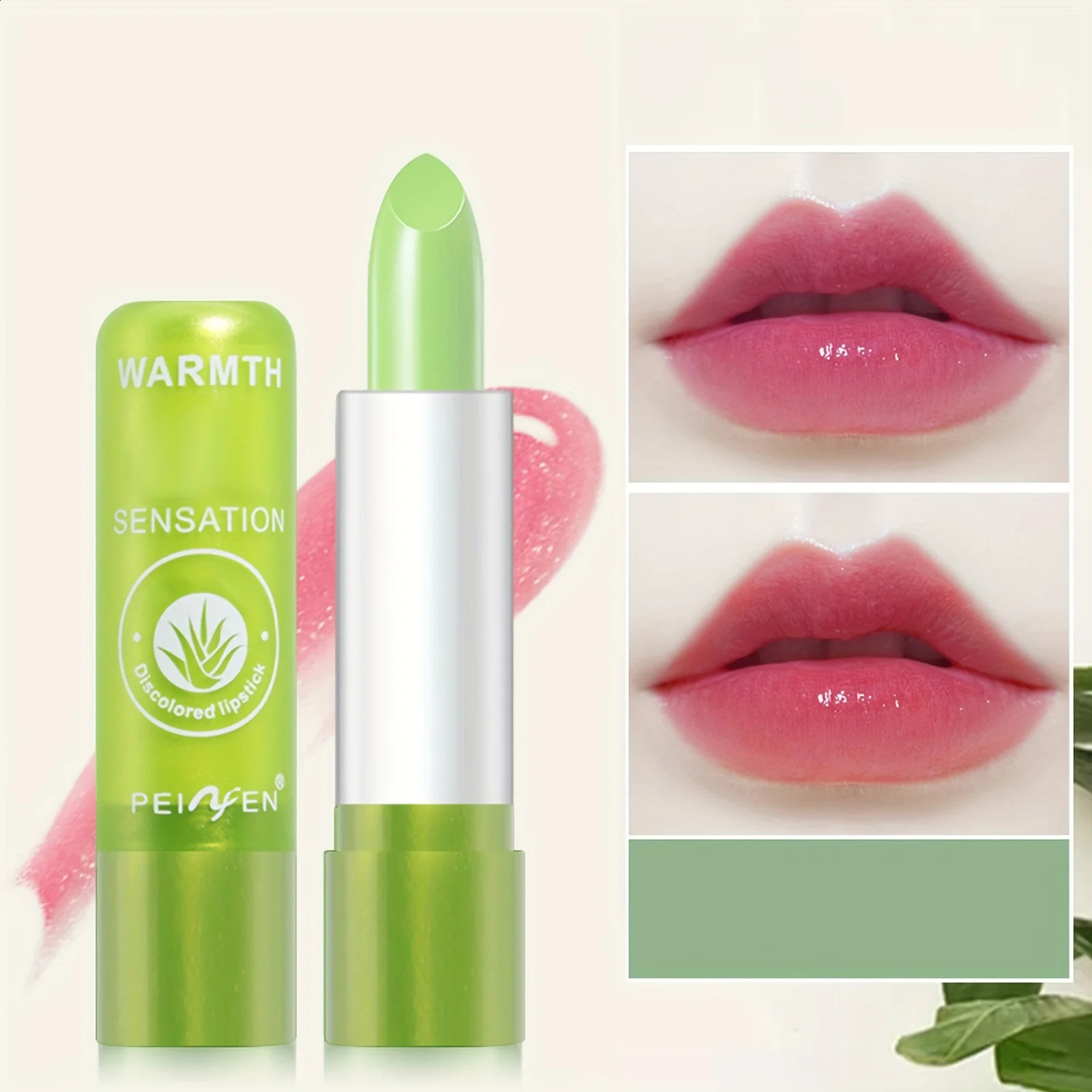 12PCS Aloe ct Lip Balm Color-changing Lip BalmLong-lasting and Moisturizing Lipstick For Valentines Day And FestivalGift 250121