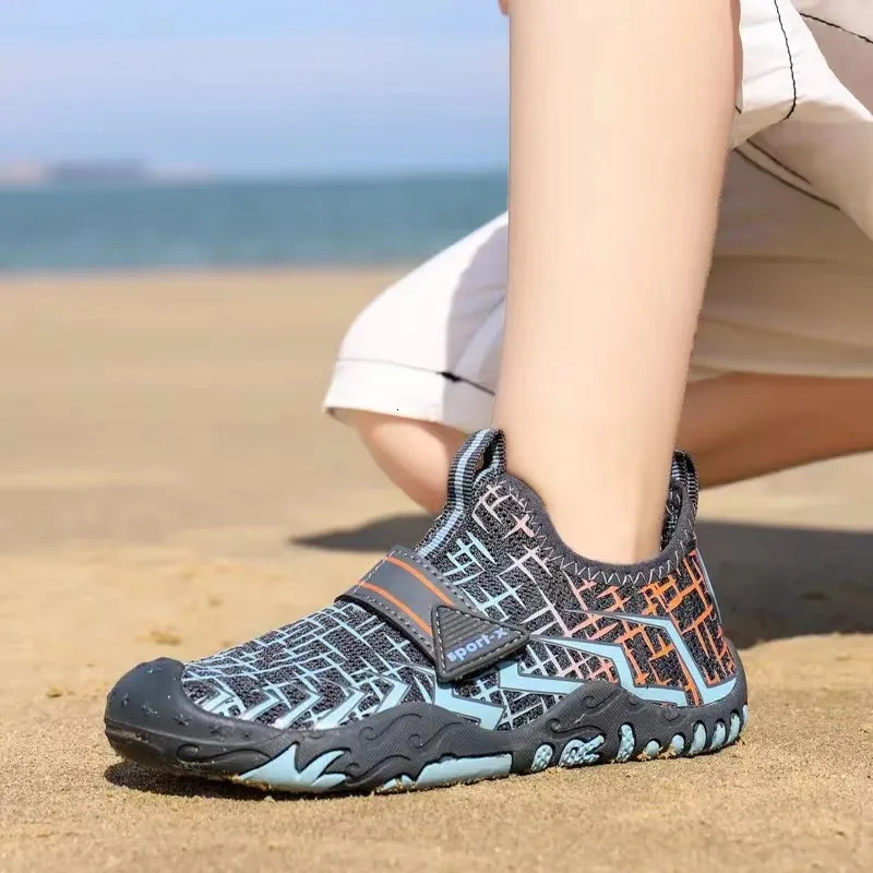 Children Boys And Girls Beach Quick Diving Shoes Qianjiang Swimming Shoes Indoor Fitness Floor Shoes Bathroom Shoes 29-38# 250207
