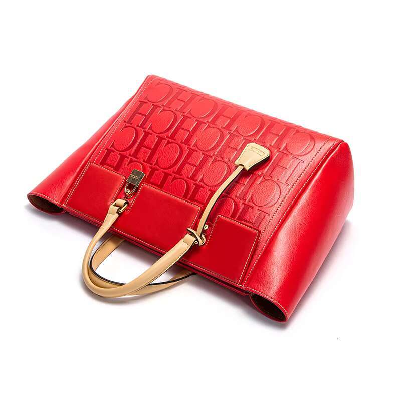 CHCH Fashion Retro Print Bucket Travel Party Banquet Shoulder Bag Classic 2024 Winter Women's Large Capacity Handbag