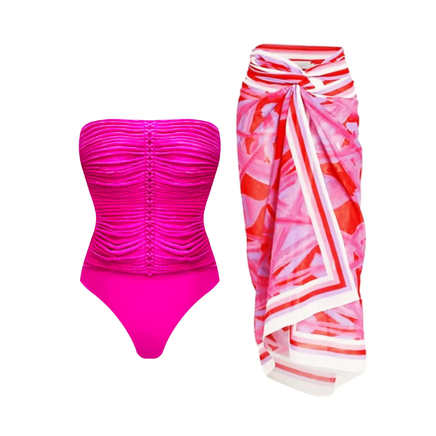 Sexy Swimwear Push Up Womens Swimsuit Retro Chic Swimwear Brazilian Biquini Mesh Bathing Suit Solid Pink Summer Beach Outfits 250207
