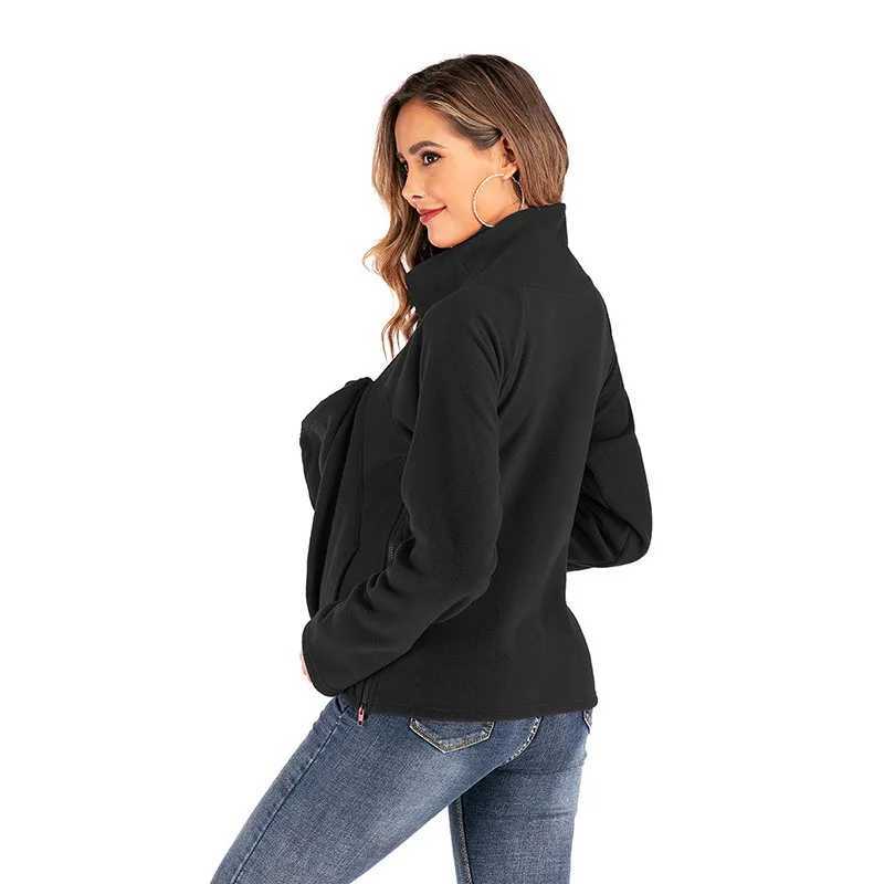Maternity Sweater Coat Baby Backpack Clothes Pregnant Women Breastfeeding Clothes Autumn And Winter Plus Velvet Long Sleeves W250207