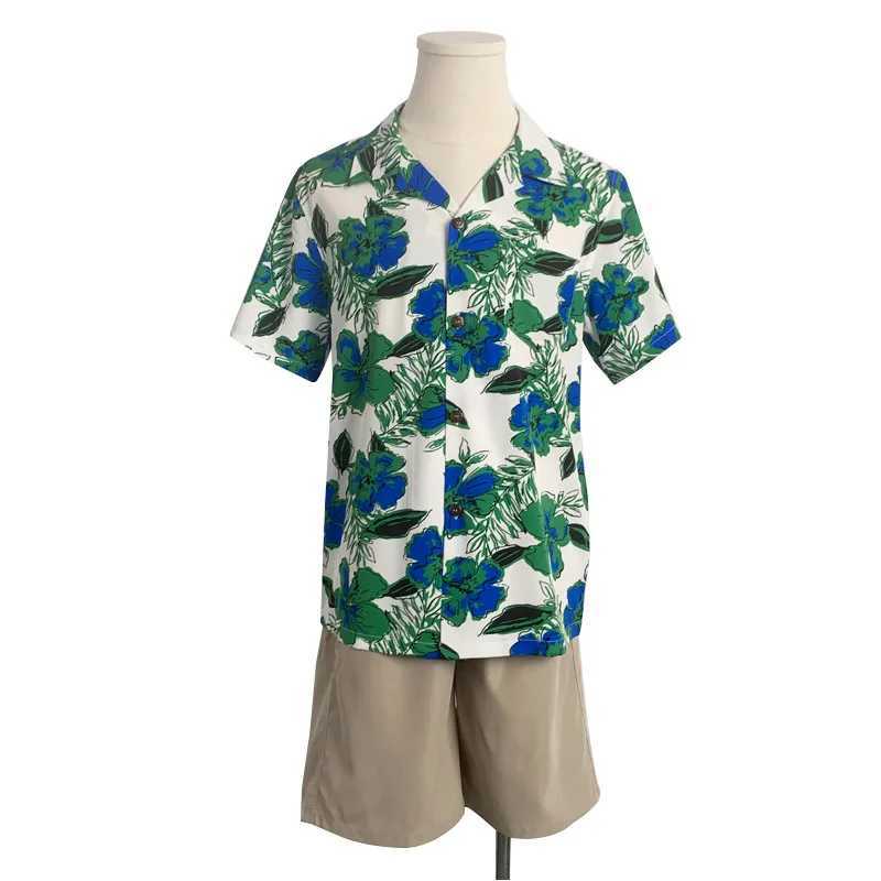 Family mom daughter equal sea outfit father son matching vacation shirt beach set for vacation destinations W250207