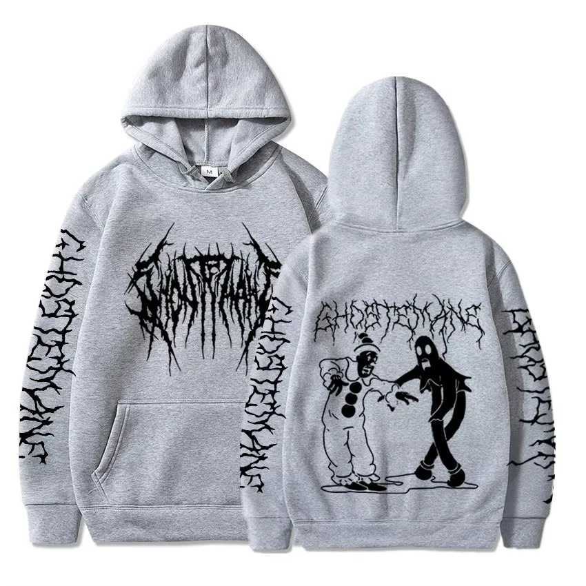 Ghostemane Hoodies Men Women Fashion Hoodies Kids Hip Hop Hoodies Sweatshirts Mens Clothing Rapper Sweats Gothic Coats Boy W250207