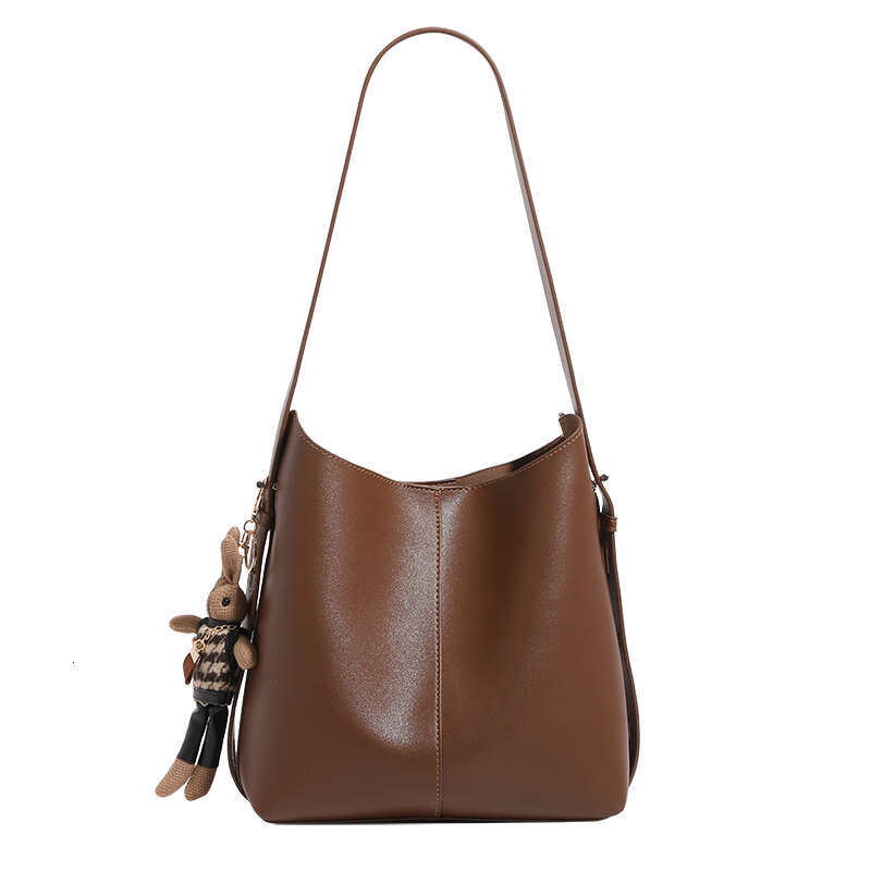 Women's Bags PU Women's leather bucket large capacity armpit women's commuting versatile single shoulder crossbody bag, tote bag