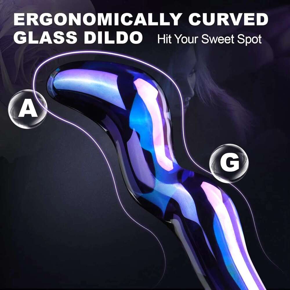 Glass sy Crystal Anal Clear Sex Toy Long Monster Knot Dildo C G Spot Streame Desgin for Beginners Wand