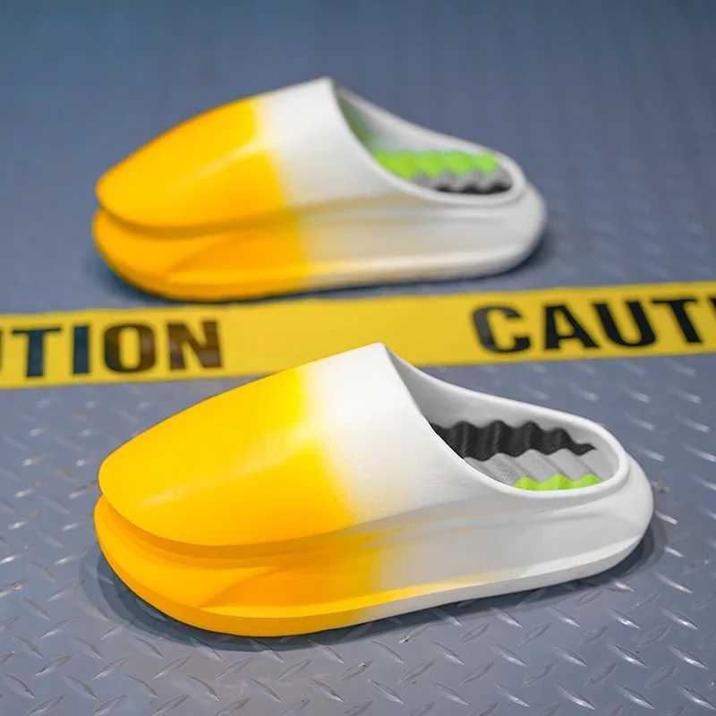 Slippers for Men Height Summer Sandals Man Summer 2024 Mens Sandals Genuine Leather Brand Mens Shoes Leisure Luxury Man SandalXJ250207