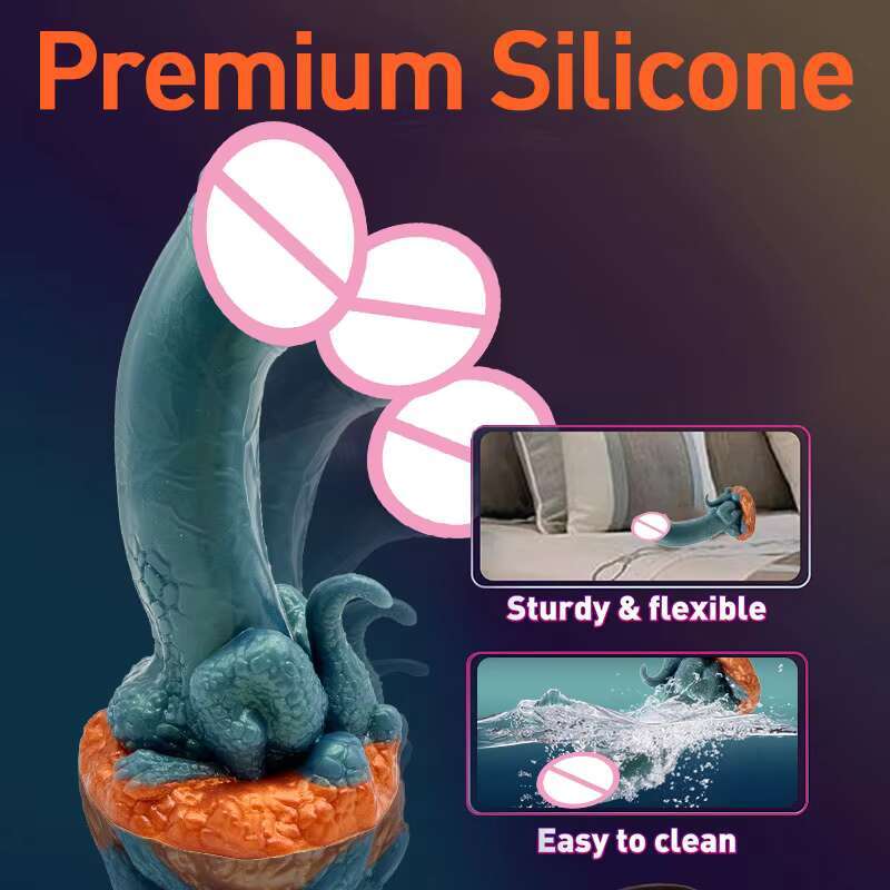 Monster Silicone sy Colourful Cute Gingerbread Man Strong Suction Cup Dildo Anal Plug Sex Toys For Women