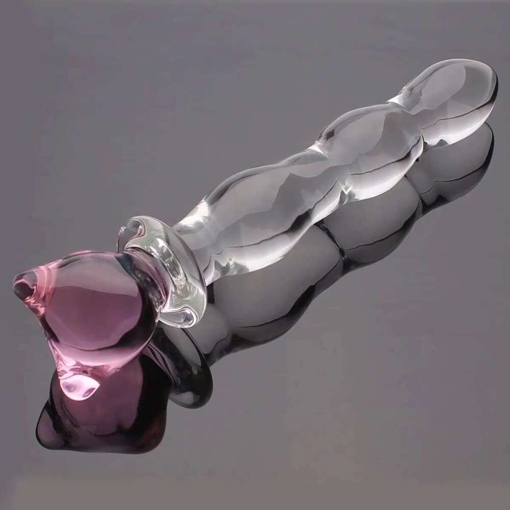 Erotica Massager Rear Anal Plug Masturbator Simulation Crystal Dildo Adult Toys