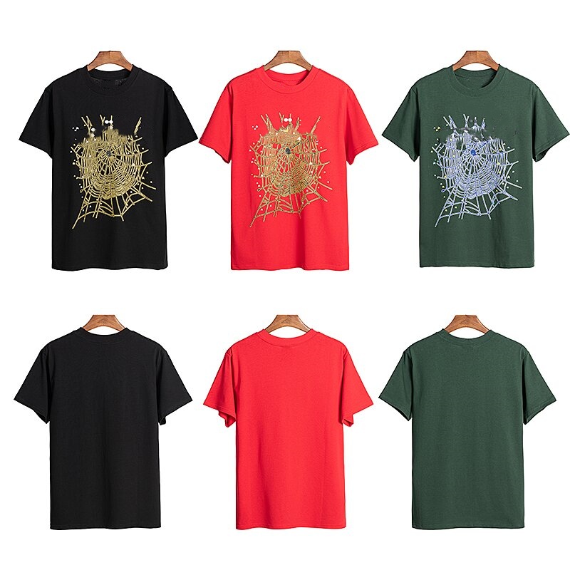 Designer men and women high-quality fashionable loose short sleeved casual hip-hop high street T-shirt versatile trend